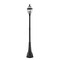 Z-Lite Westover 3 Light Outdoor Post Mounted Fixture, Black & Clear Beveled 580PHB-564P-BK - alternate 4